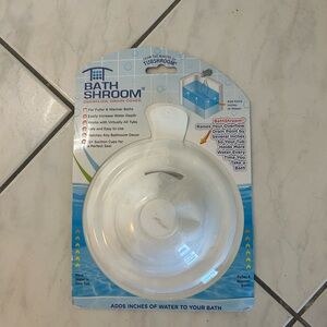 overflow drain cover to allow water to fill up high in baths